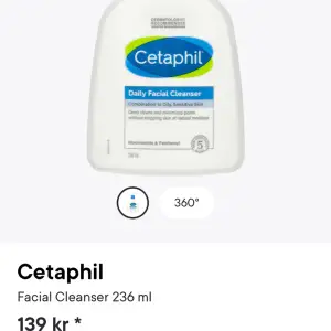 Ny oöppnad ansiktsrengöring från Cetaphil. Nypris 139kr. 