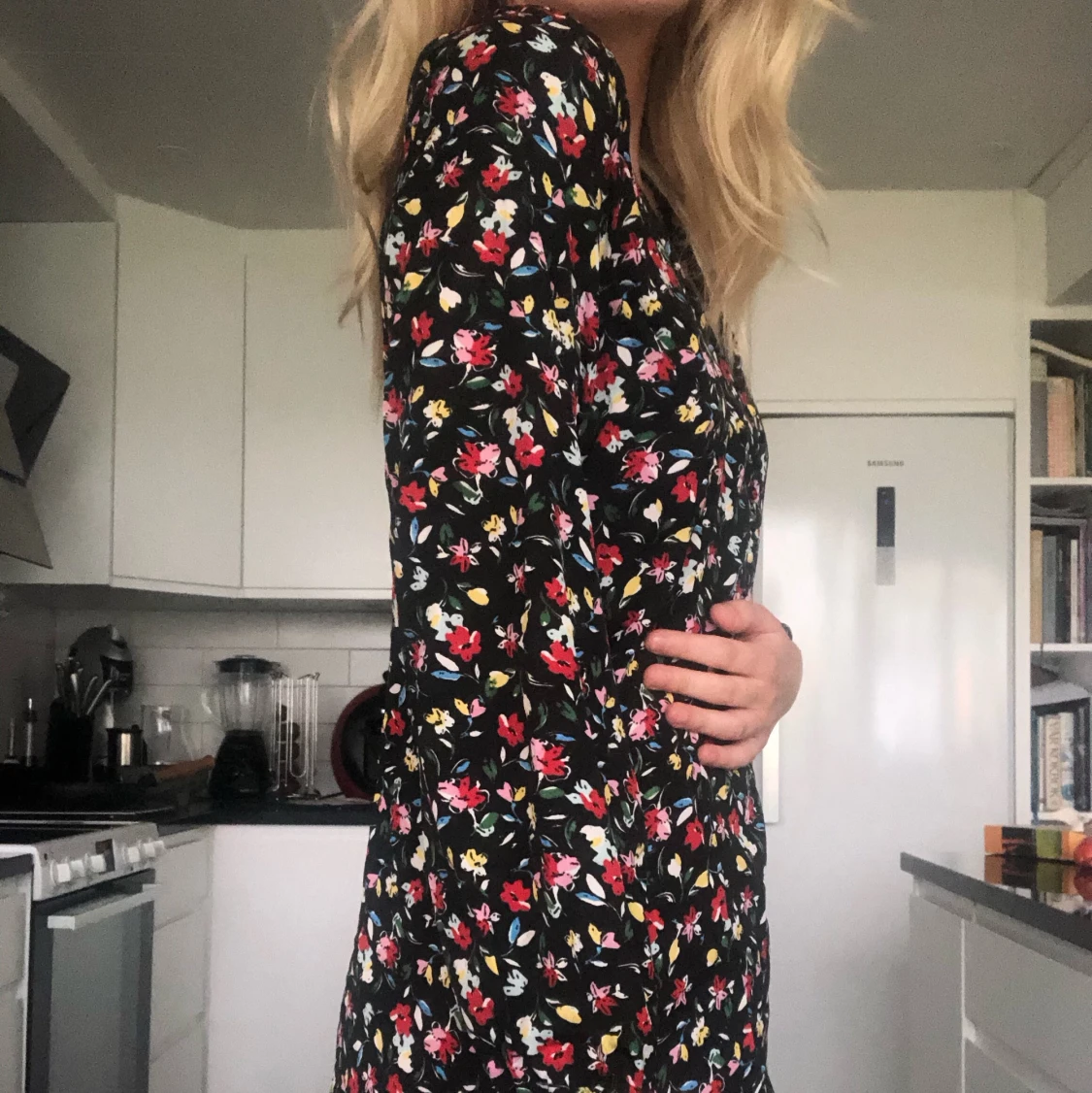 Blommig klänning  - 91