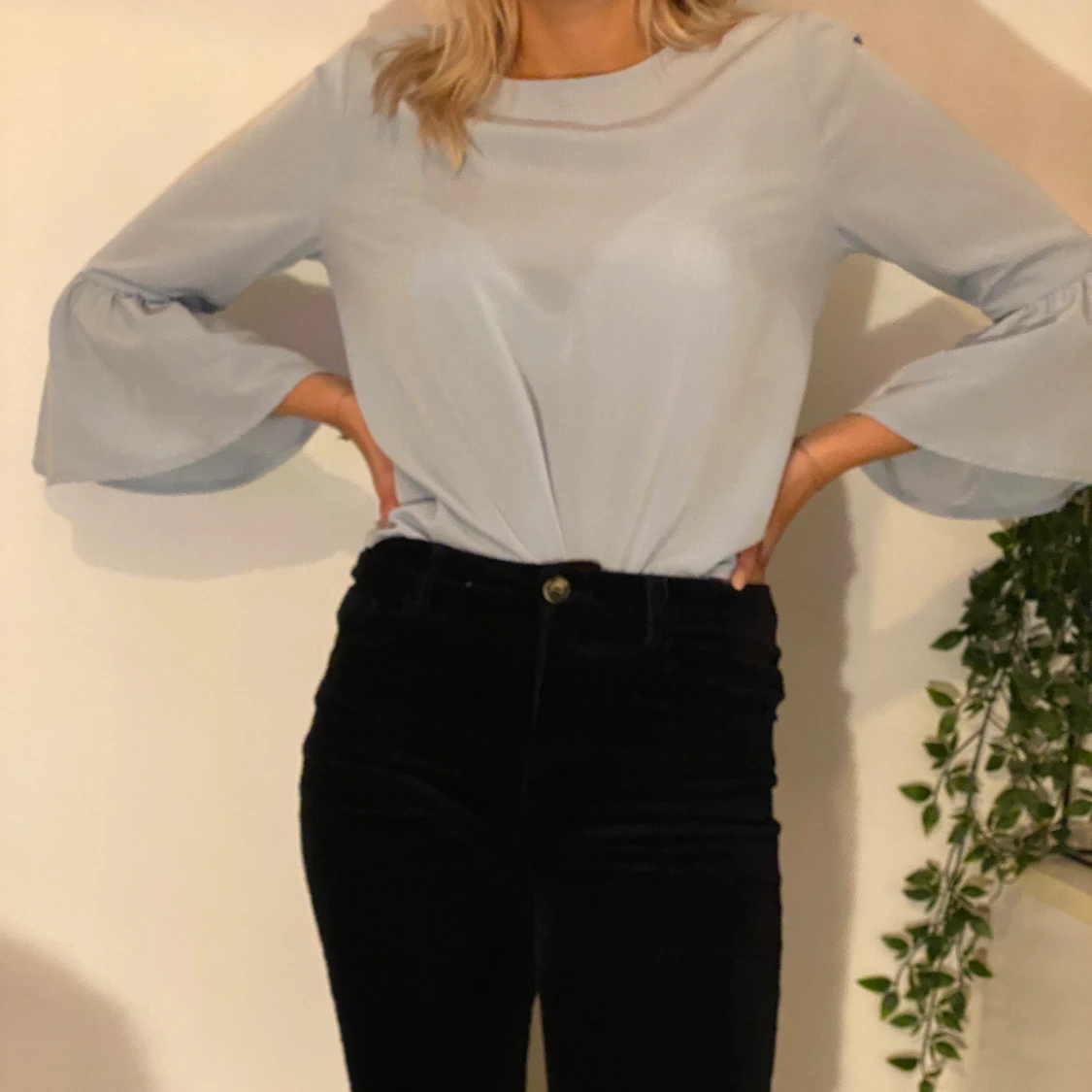 Babyblå blus från Only - 90