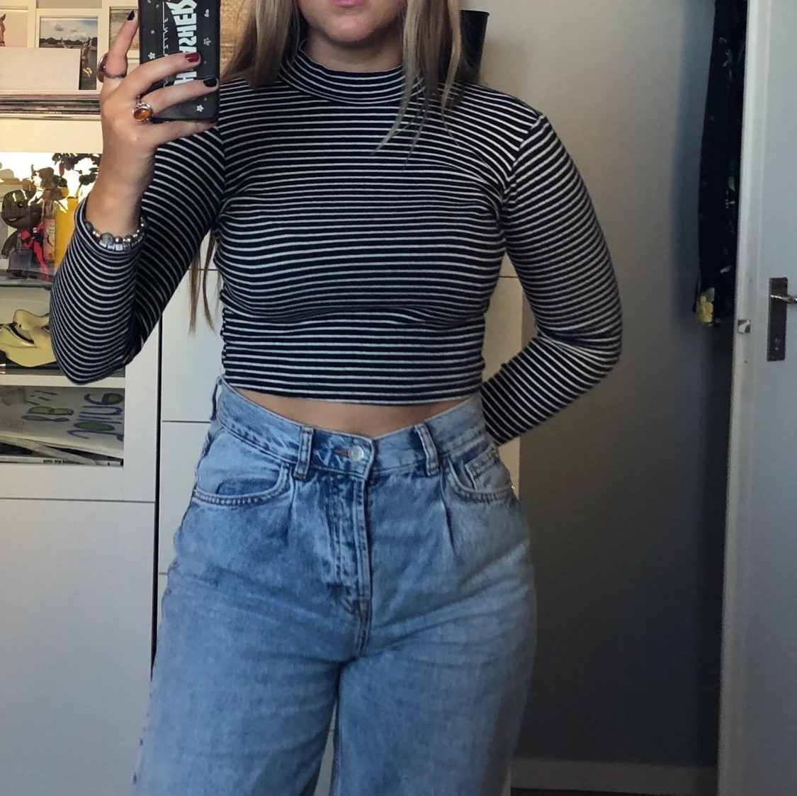 Polo crop-top från american apparel