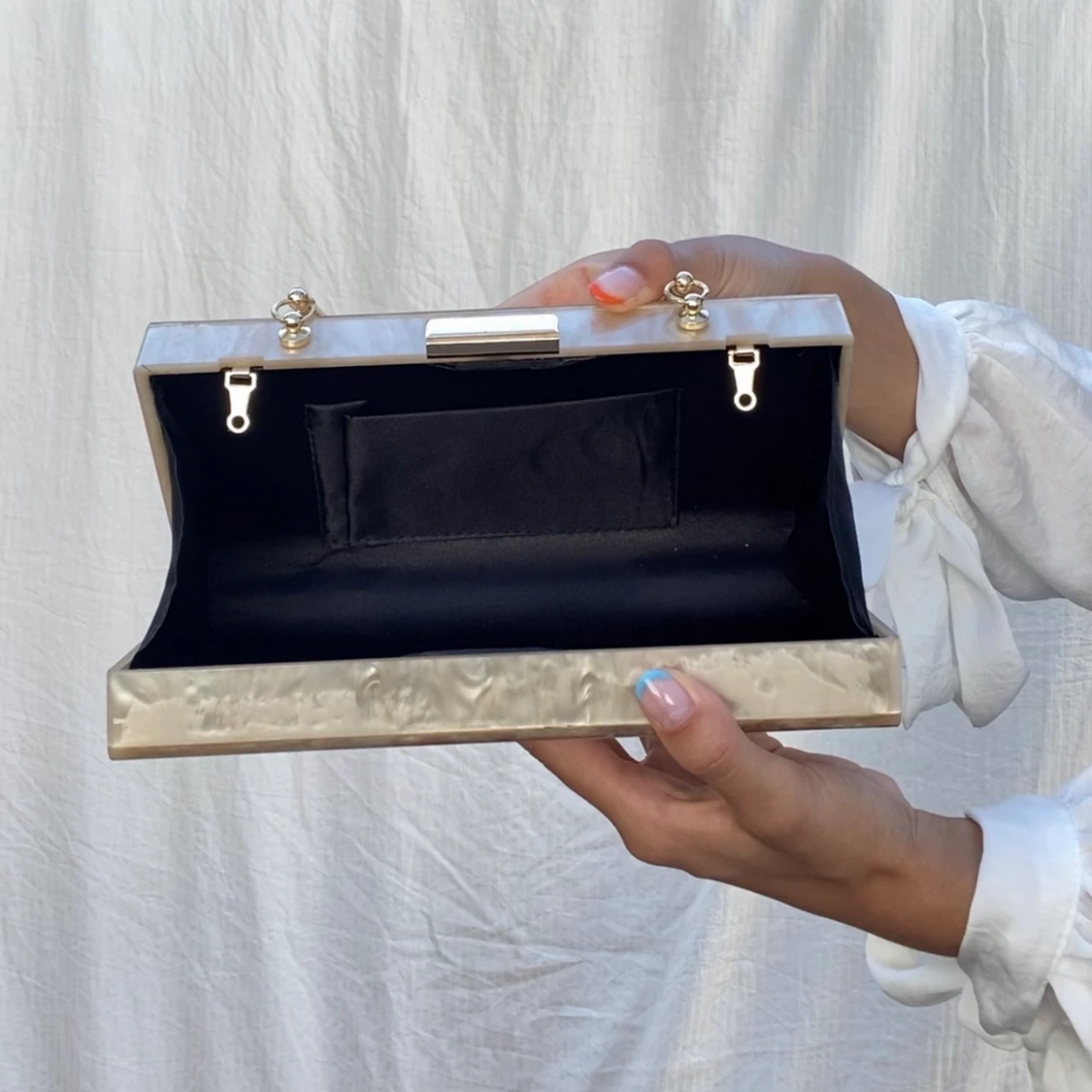 Pärlemor handväska  - 91