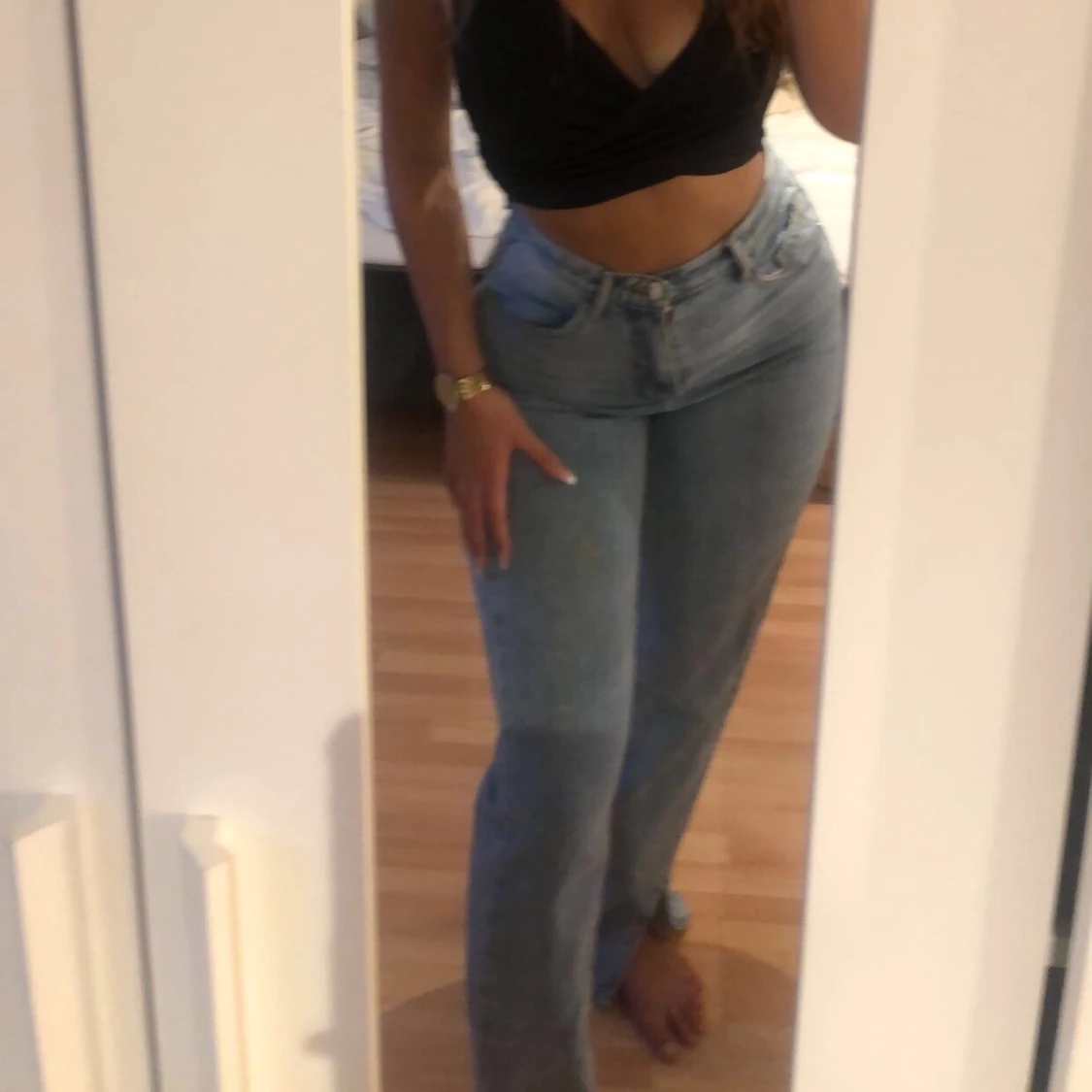 Split hem jeans slits PLT - 90