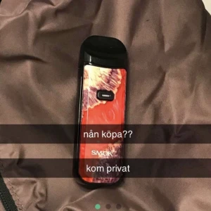 Vape, e-cigg  - Precis som ny säljer då jag inte använder den längre. Man får en niktoinfri liquid med smak av mango, ananas och persika.