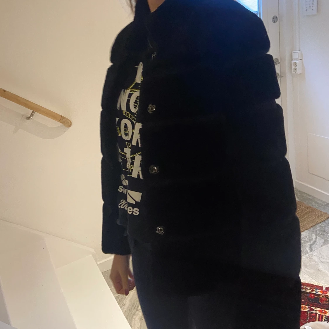 Svart meotine jacka Xs-S - 90