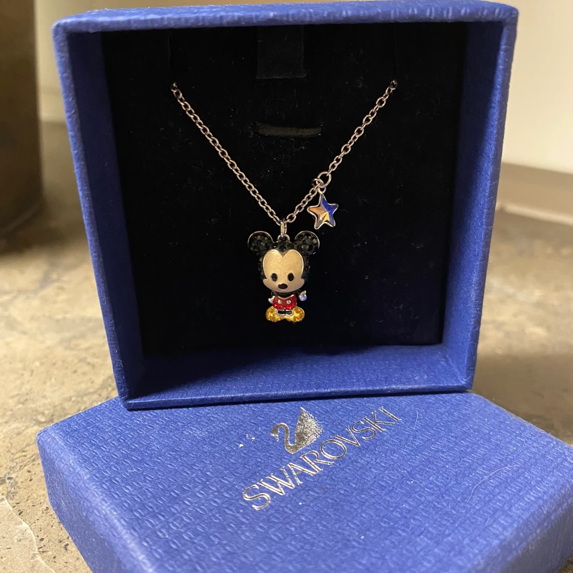 Swarovski halsband - Mussepigg