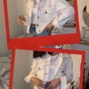  - Vit snygg vårjacka från zara! Storlek M men passar S också. Bra skick