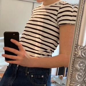 Weekday t-shirt - Svart vit randig t-shirt i från Weekday i storlek xs. Använd ett par gånger med fortfarande i bra skick!