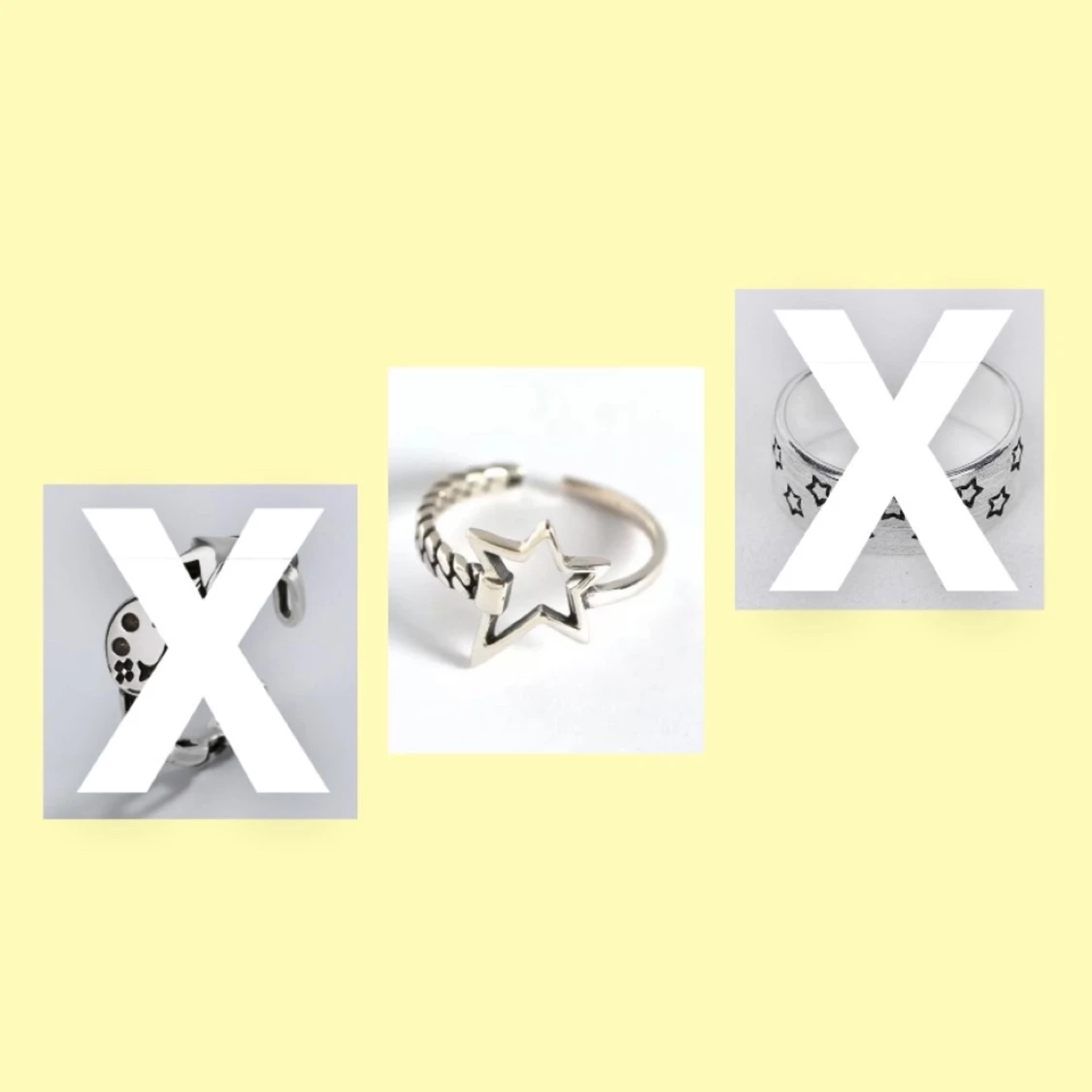 Ringar i sterling silver - 90