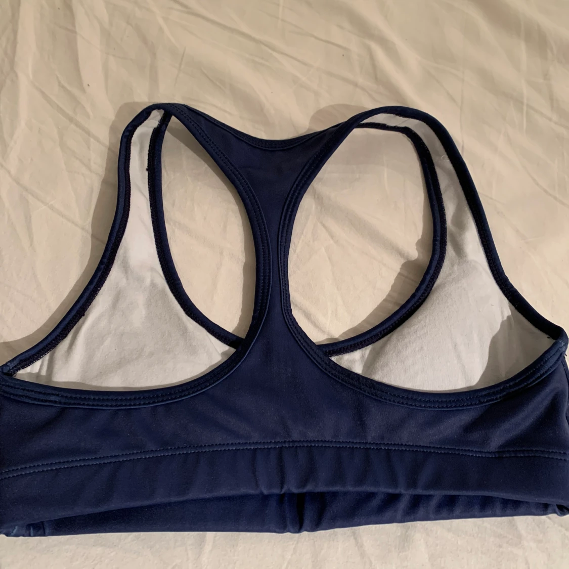 Blå/vit aimn sport-bh - 90
