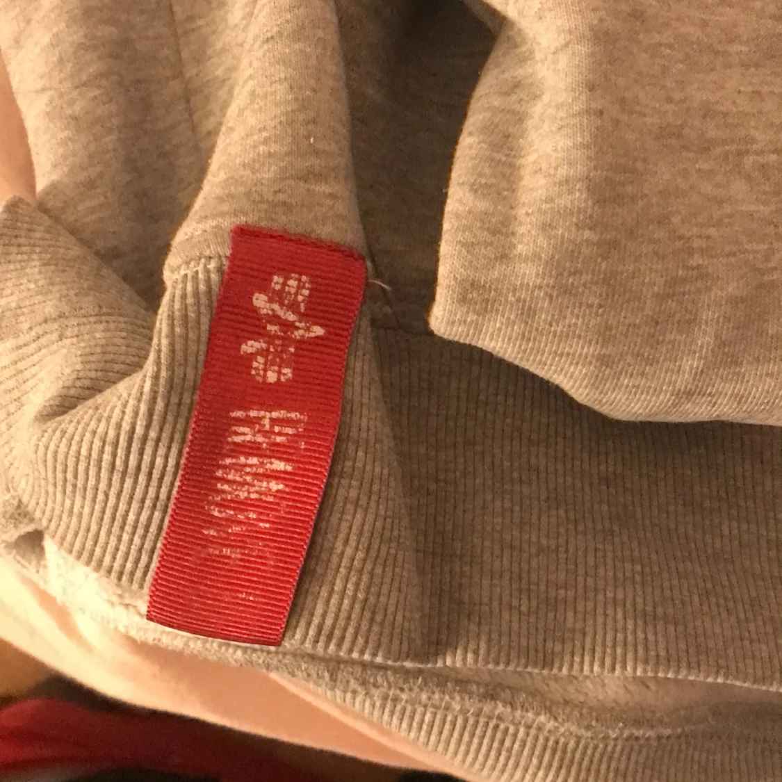 grå alpha hoodie - 91