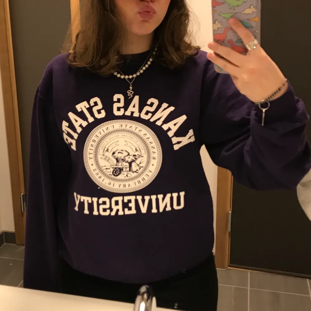 Vintage champion sweatshirt som är köpt på ett instagram konto, skicket är mycket bra,den är jättefin verkligen ✌🏻😋  storlek S men passar nog oxå en liten M som mig, passar både killar och tjejer 😋 frakt 63kr( spårbart ) bud från 400 eller köp direkt för 500 . Hoodies.