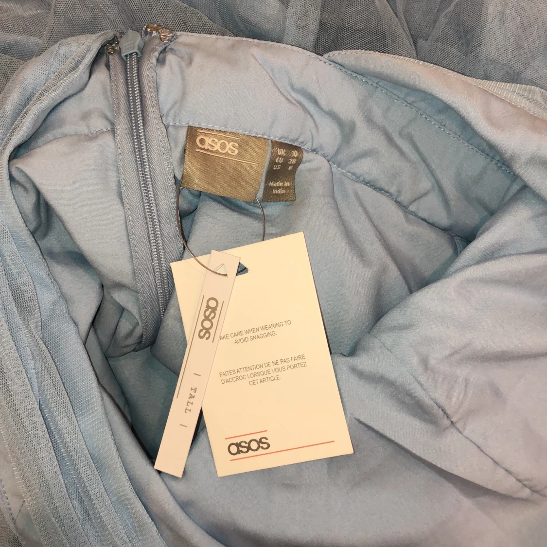 Blå Klänning från asos design tall strl 38 - 91