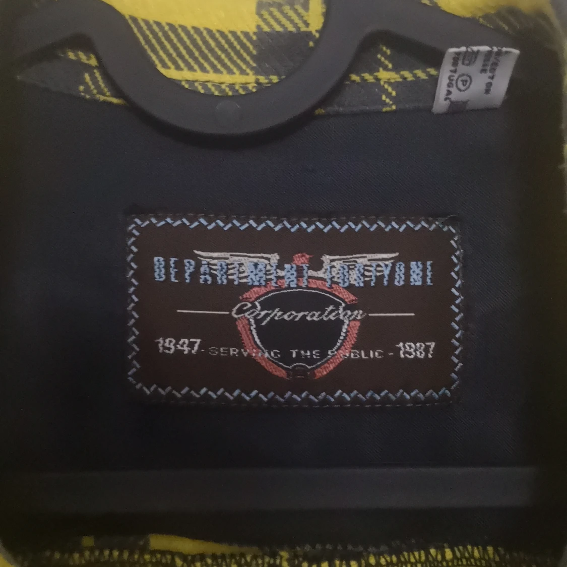 Gul flannel skjorta - 91