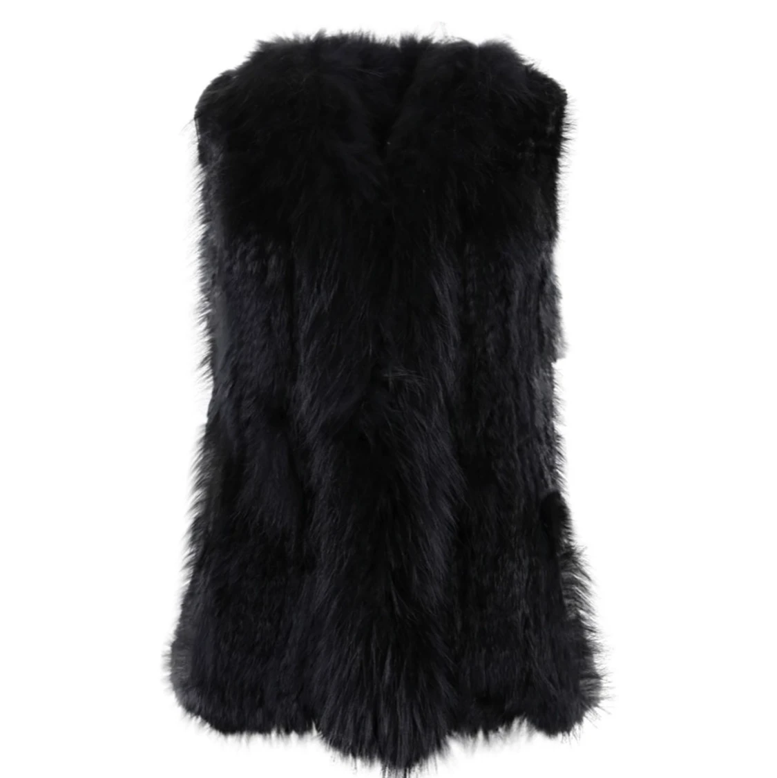 Pälsväst Joan black - Hollies