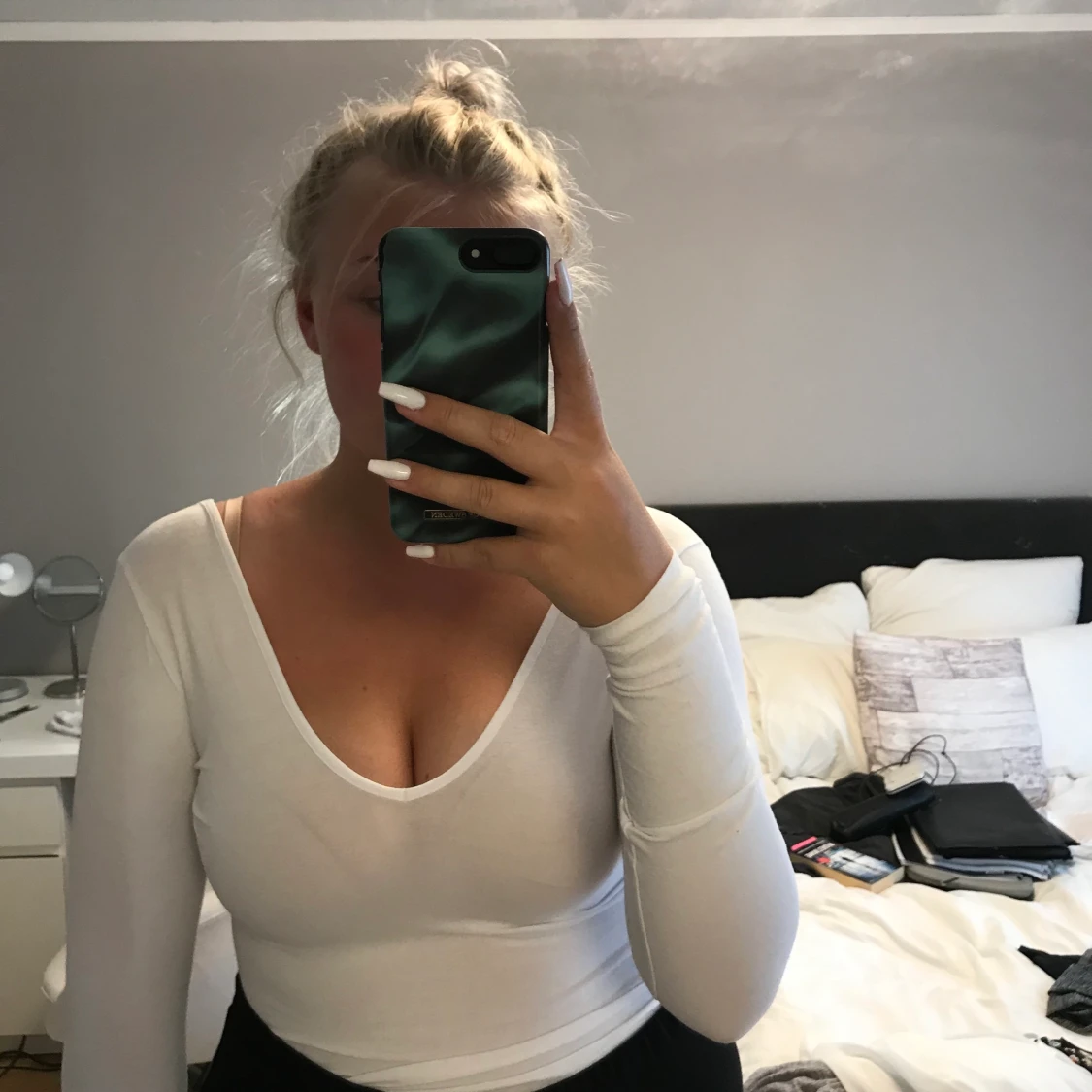 Vit Body från Asos strl 36