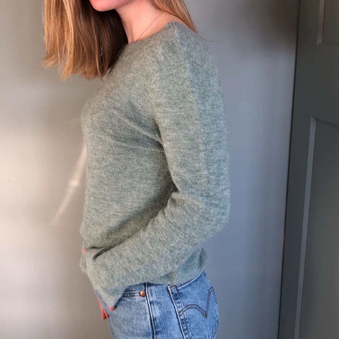 Massimo dutti, grön tröja - 91