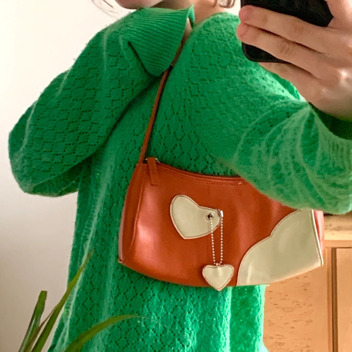 Najs orange handväska - 91