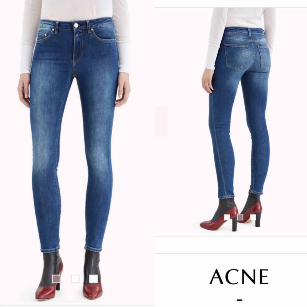 Acne 5 skin used blue. Jeans & Byxor.