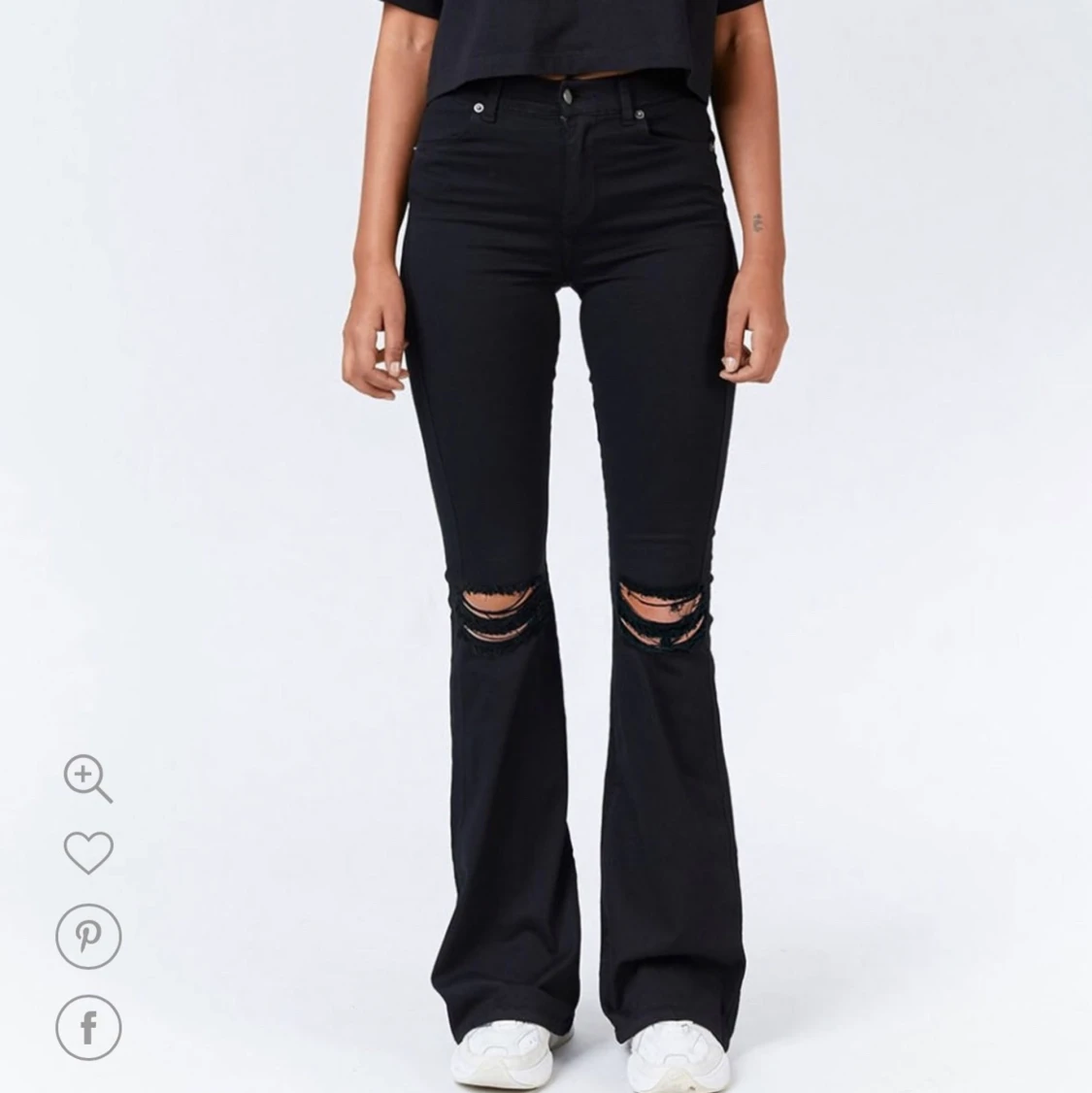 Svarta bootcut Drdenim jeans