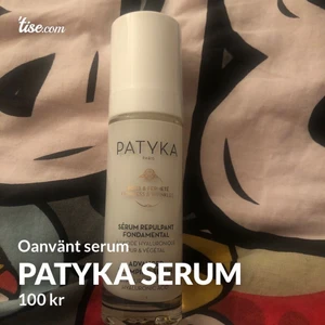 Nytt Patyka Serum nypris 895 kr. - Nytt oanvänt serum från Patyka nypris va 895 kr!! Och har ingen användning av den så säljes. Beskrivs såhär:gör huden fastare, fylligare och fyller ut rynkorna tack vare sin hylauronsyra. Huden blir intensivt återfuktad och återfår sin lyster. Passar alla