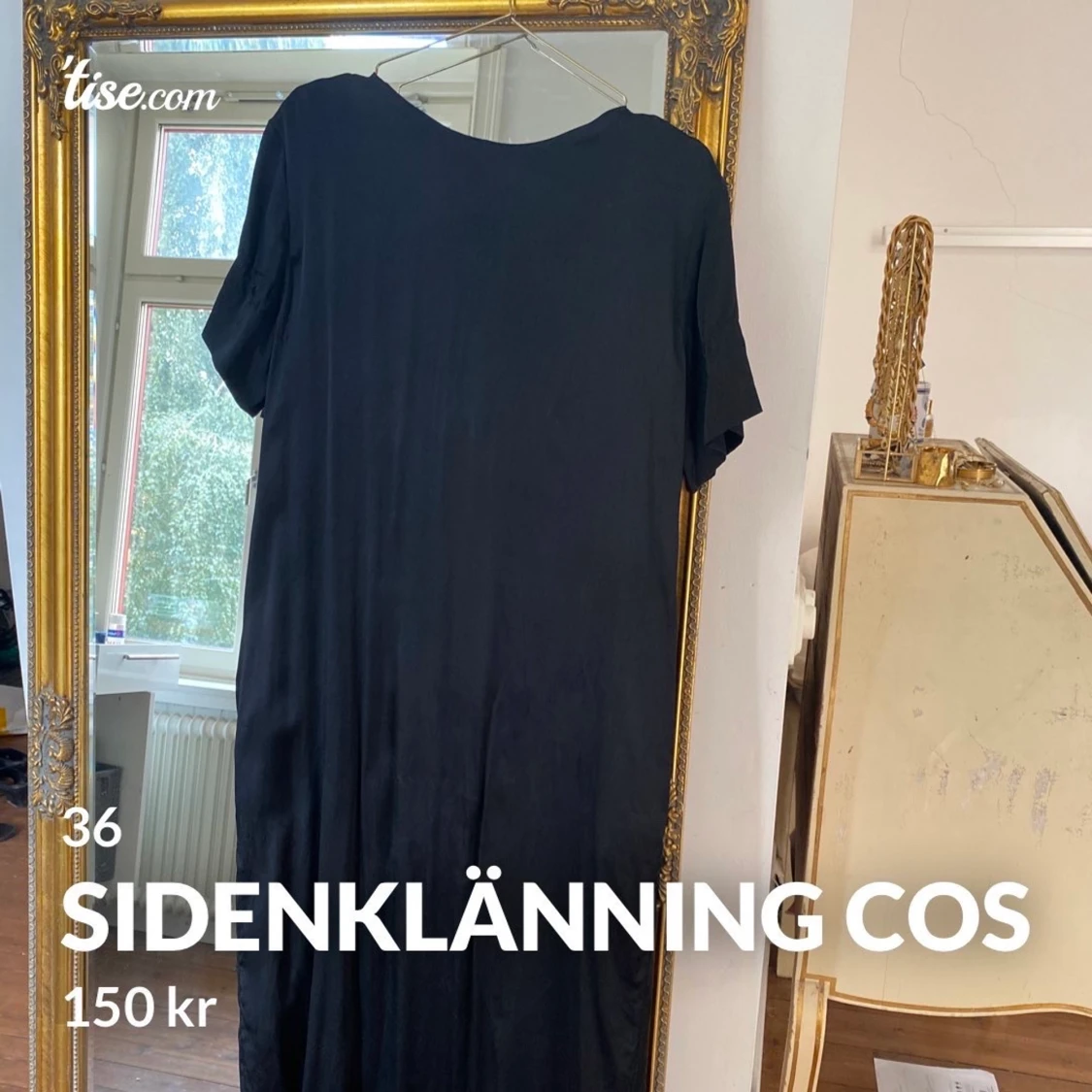 Sidenklänning från COS