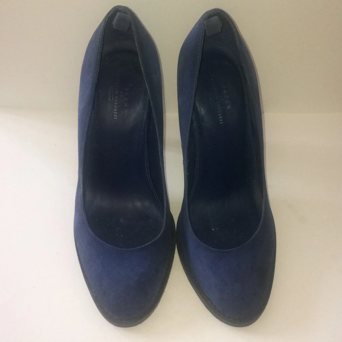 Klackar i blå mocka från topshop - 91