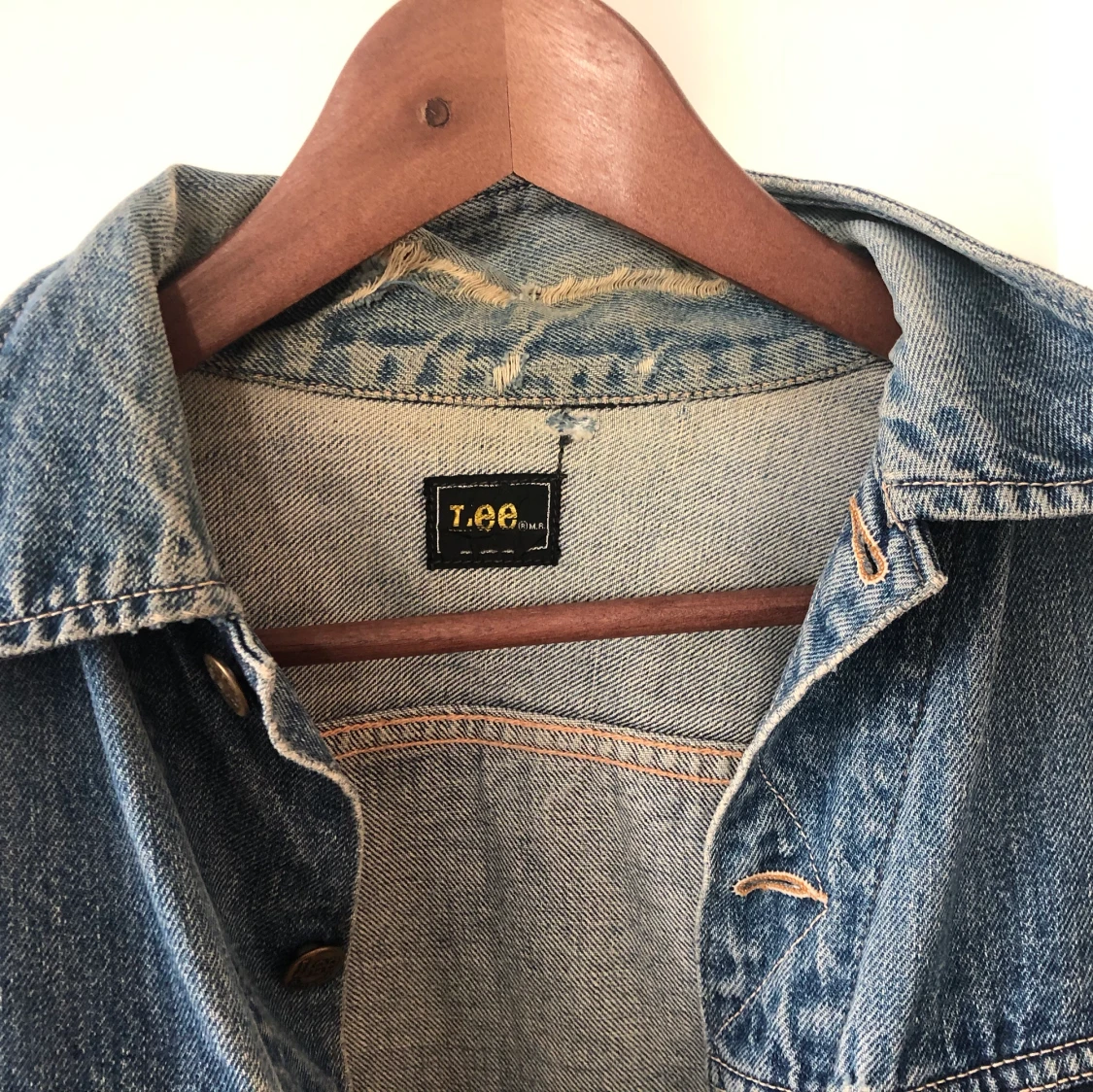 Jeansjacka Lee, snyggt sliten - 91