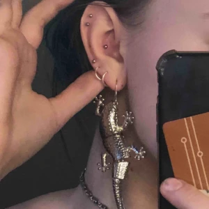  - Aaaaas coola örhängen som jag köpte här på plick, jättebra skick men jag får tyvärr inte användning för dom. Kan mötas upp i Gbg eller frakta (fraktkostnad ligger på 19kr)❤️