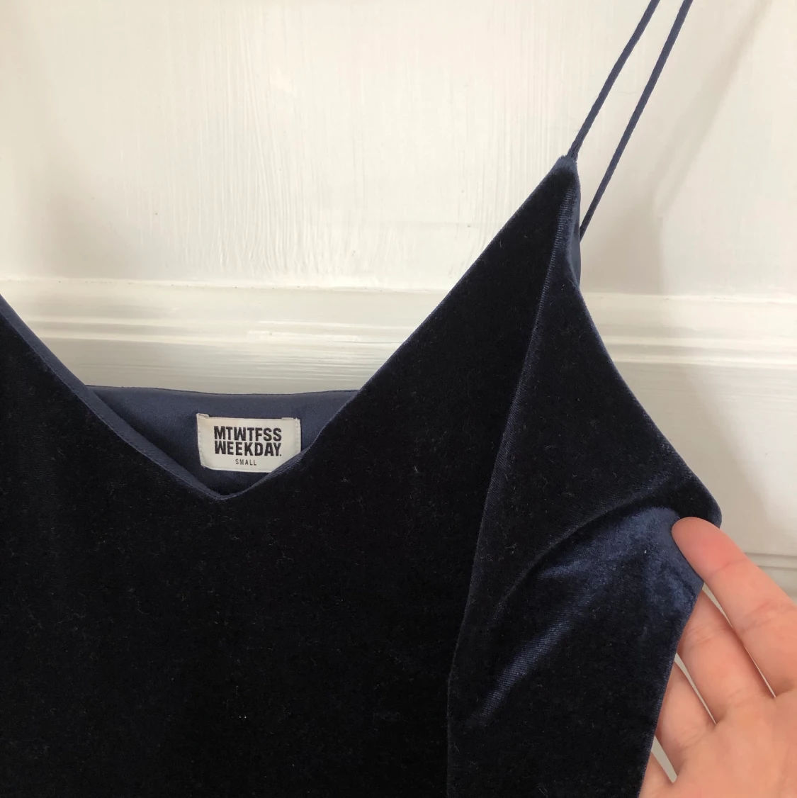 Mörkblått sammetslinne  - 91