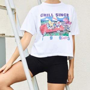Säljer denna supersnygga (knappt använda) t-shirt från Brandy Melville. Tröjan är från kollektionen ”Chill since 1993”. Orginalpris 220 kr💕