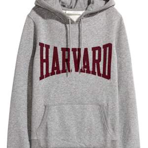 Säljer denna gråa hoodie med ”Harvard” tryck som är gjord i materialet bomull💕 Hoodien är i ett väldigt bra skick och trycket är fortfarande helt på!