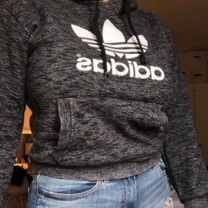 Hoodie - Säljer denna adidas hoodie! OBS!!! Inte äkta och texten sprucken (bild nr 2 syns det bättre på)
