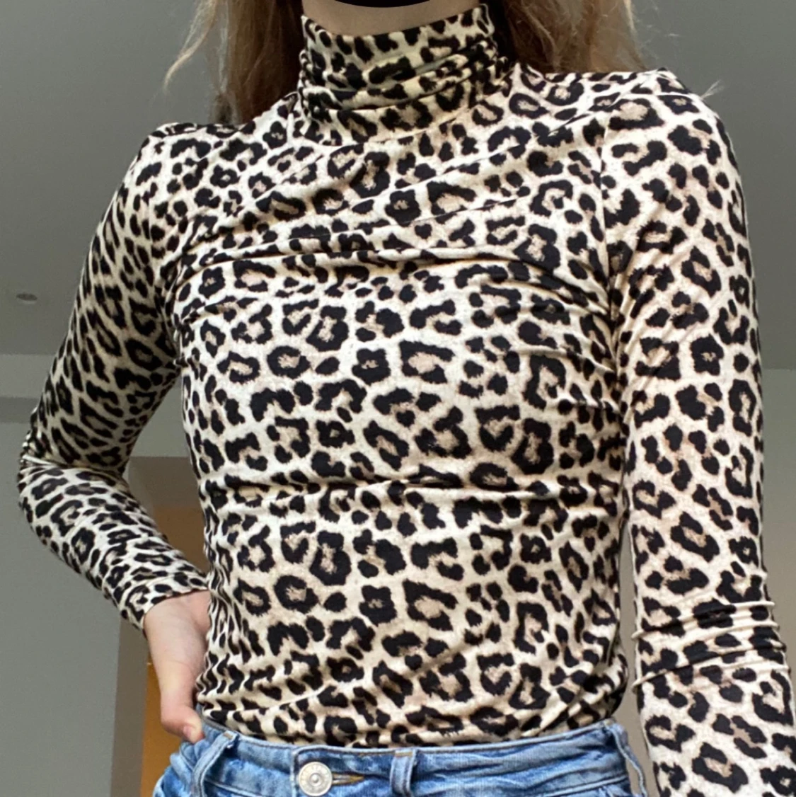 Cheetah print tröja - 91