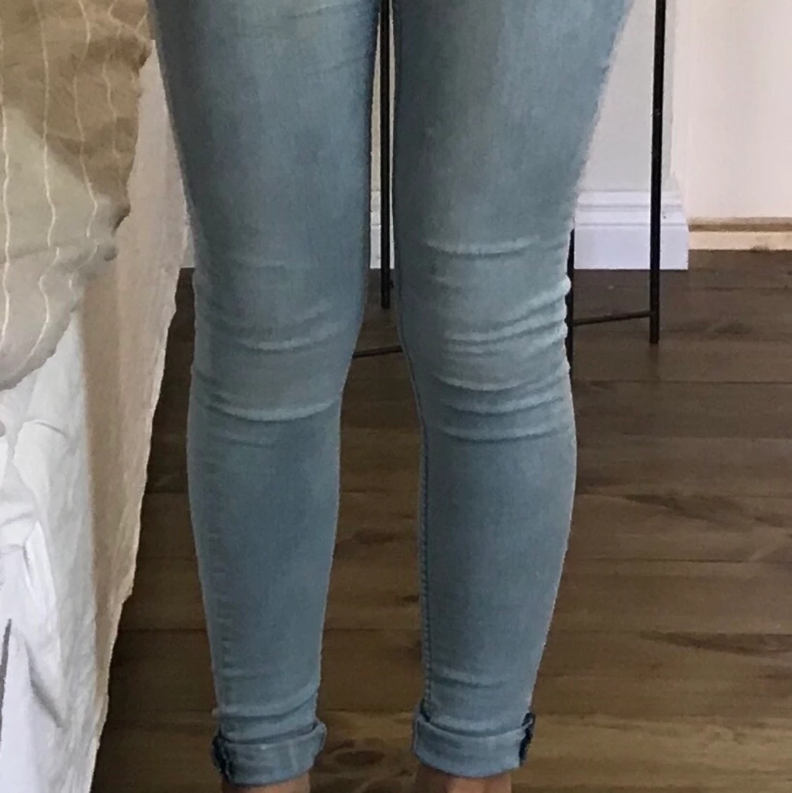 Ljusblåa jeans - 90