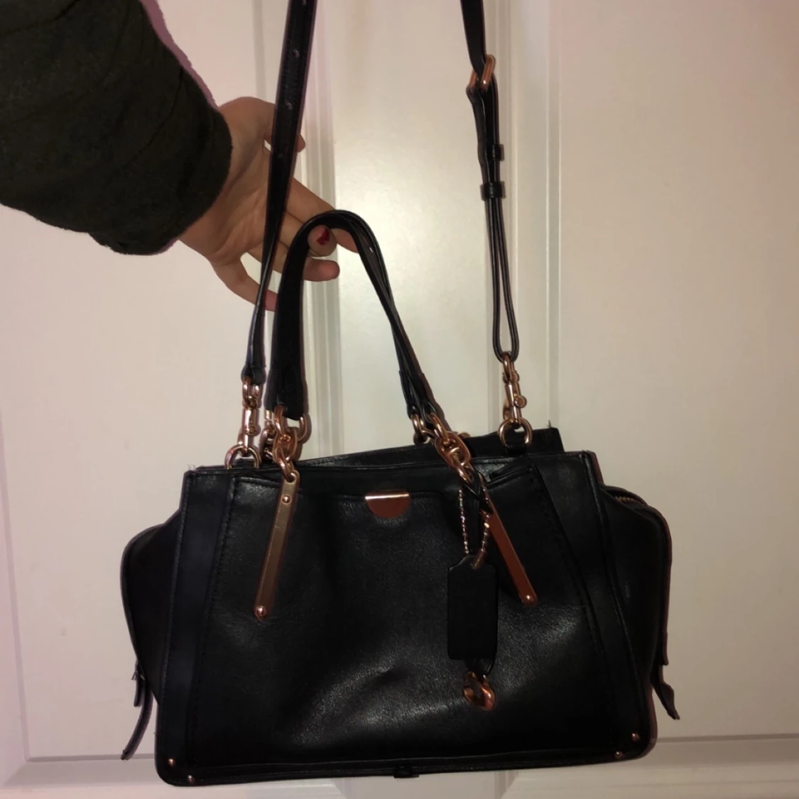 Äkta Coach skinnväska - 90