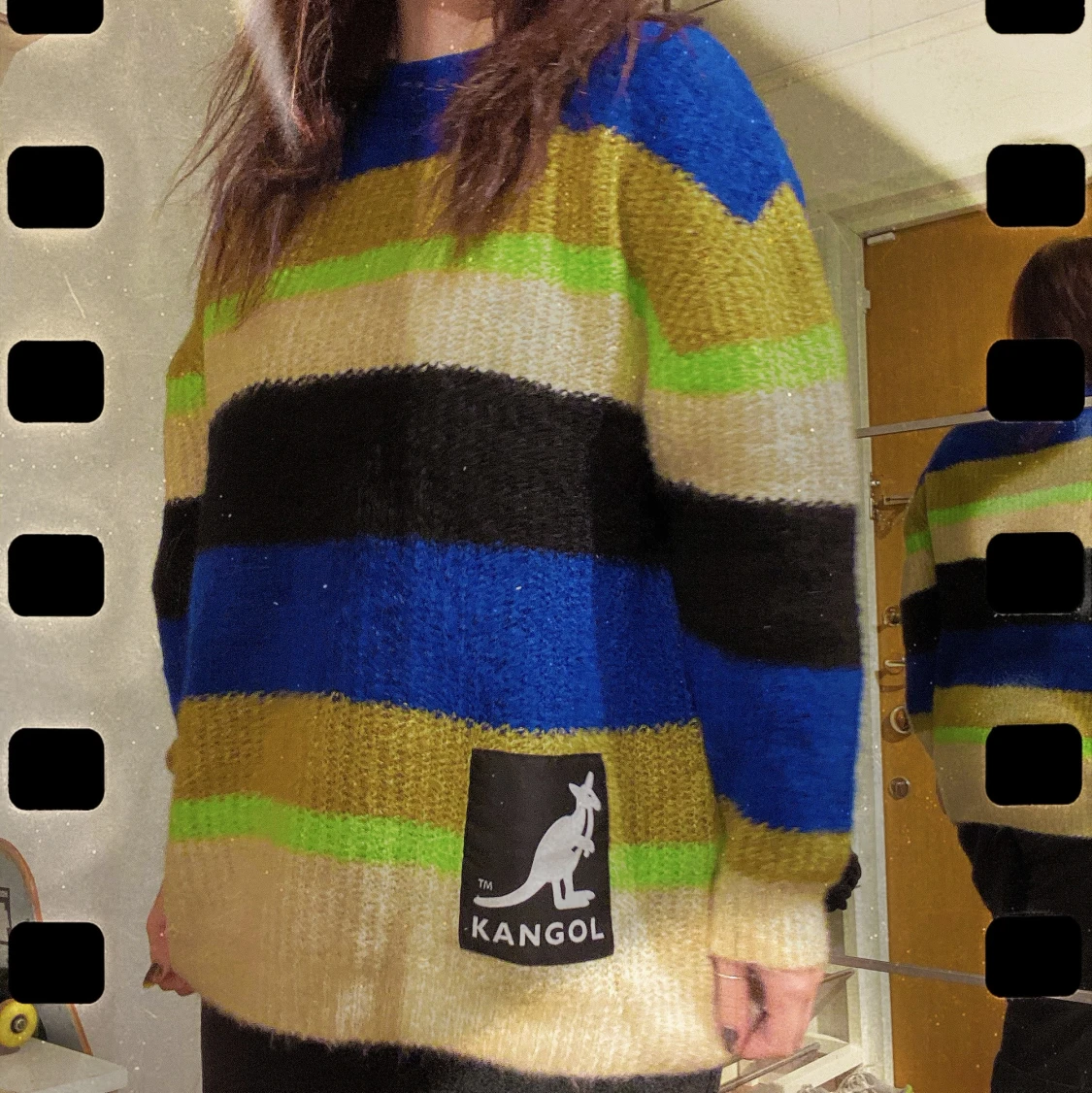 Stickad kangol tröja