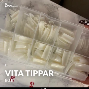Vita tippar - ❤️