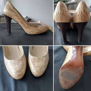 Ralph Lauren heels - Äkta RL skor i läder, storlek 39. De är lite slitna i insidan och har några fläckar i utsidan, men overall ser de bra ut och de är bekväma! 🥰 