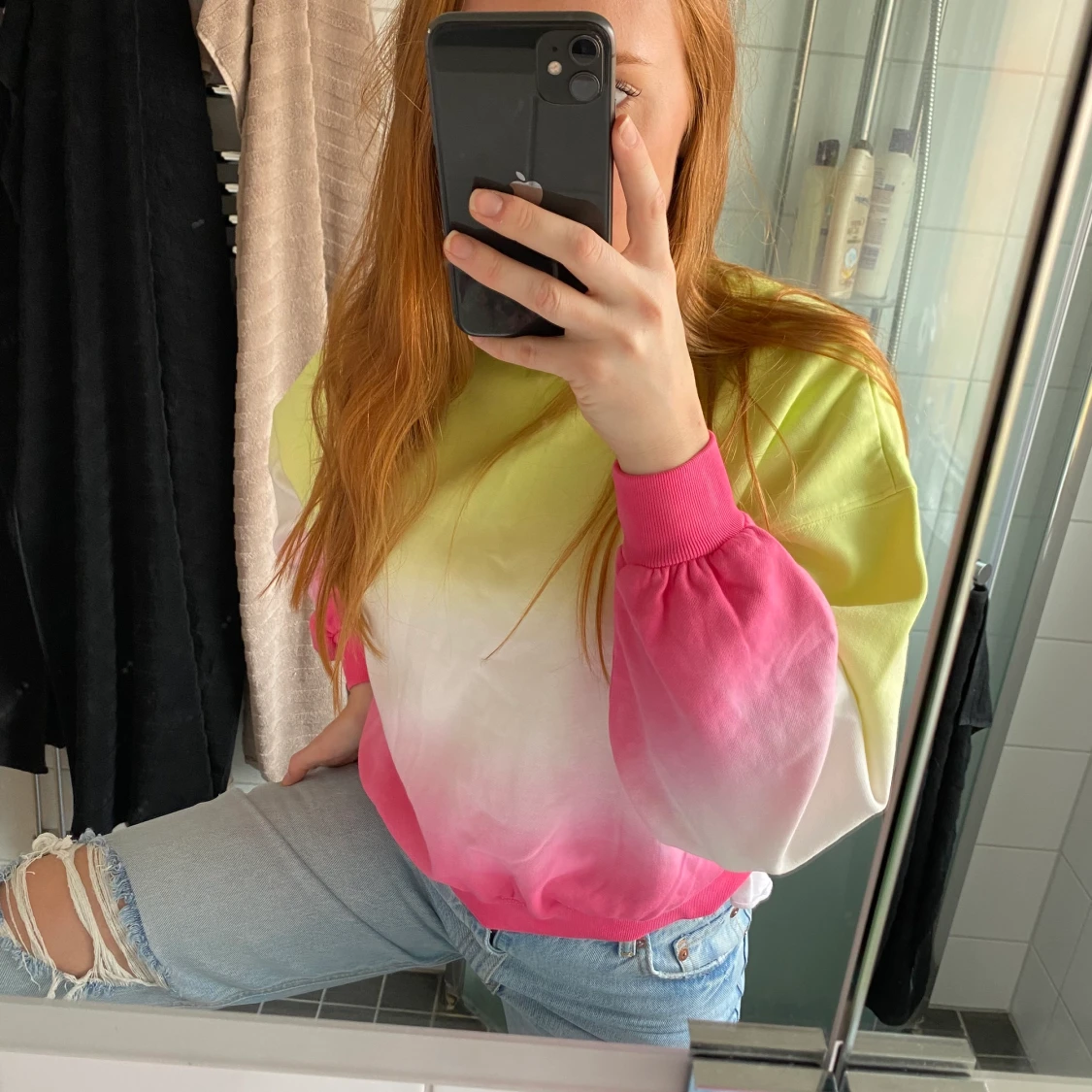 Sweatshirt i ombre  - 91