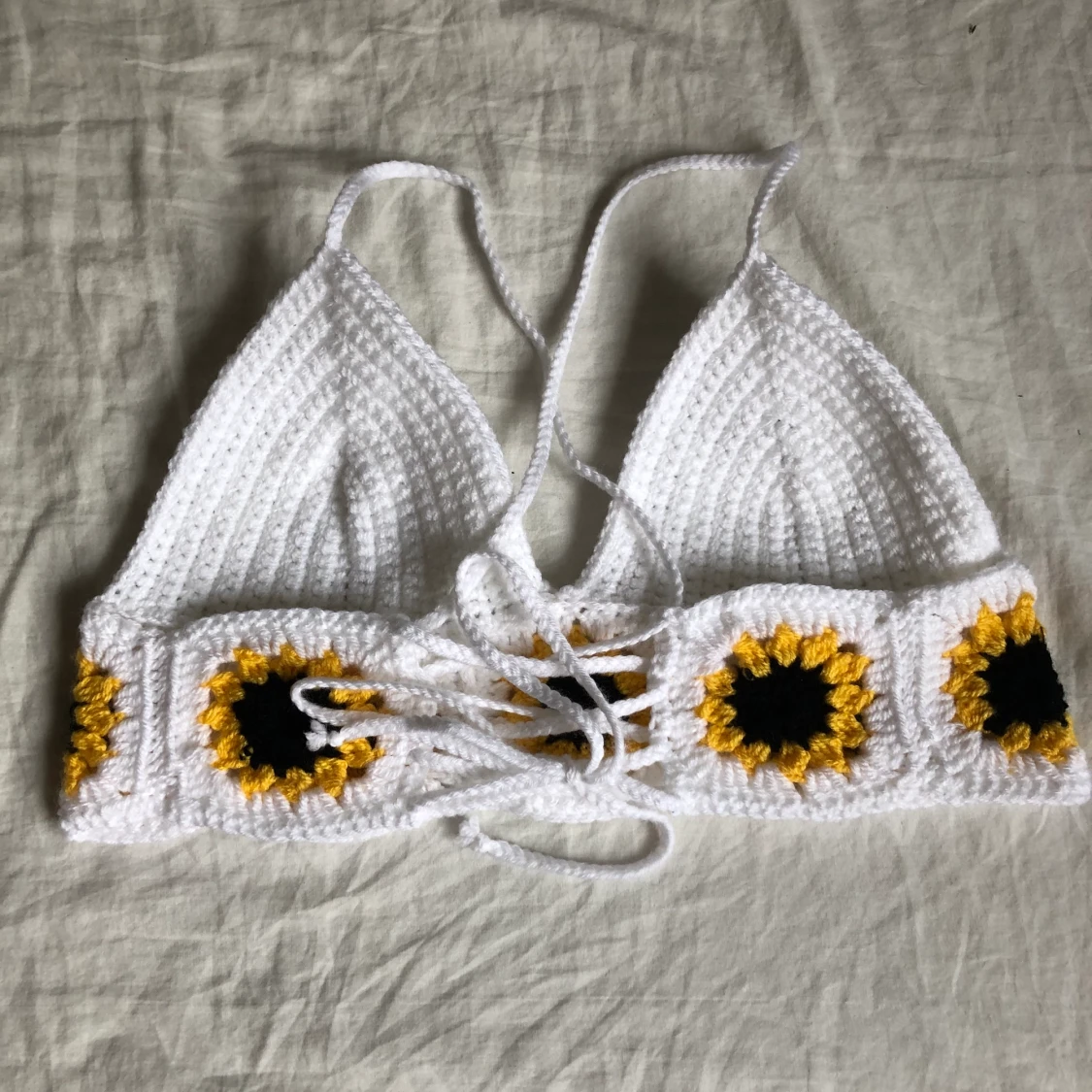 Granny square sunflower top - 90