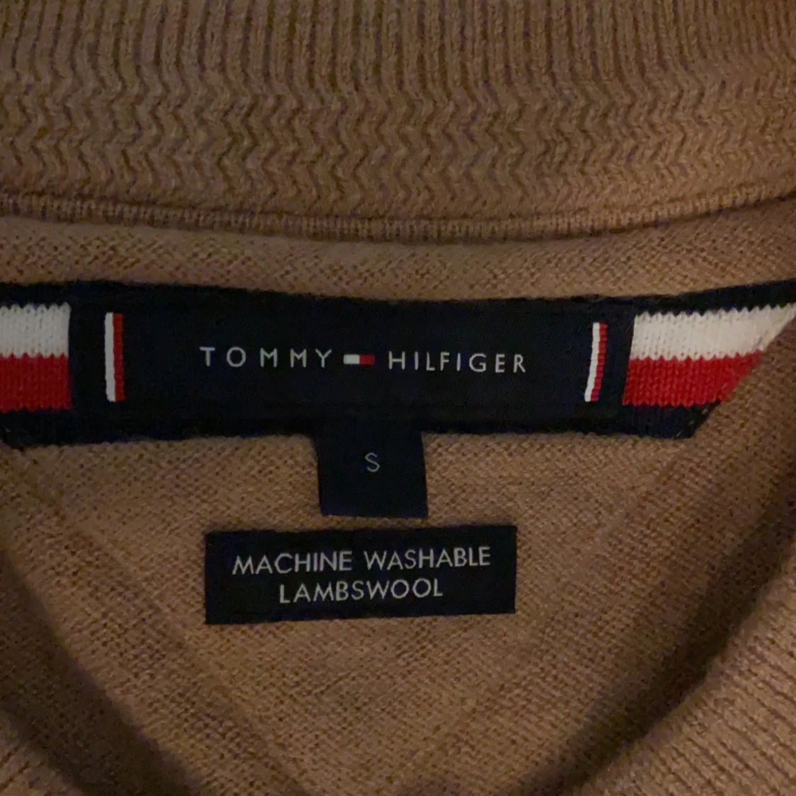 Tommy Hilfiger Beige Ull Tröja - 90
