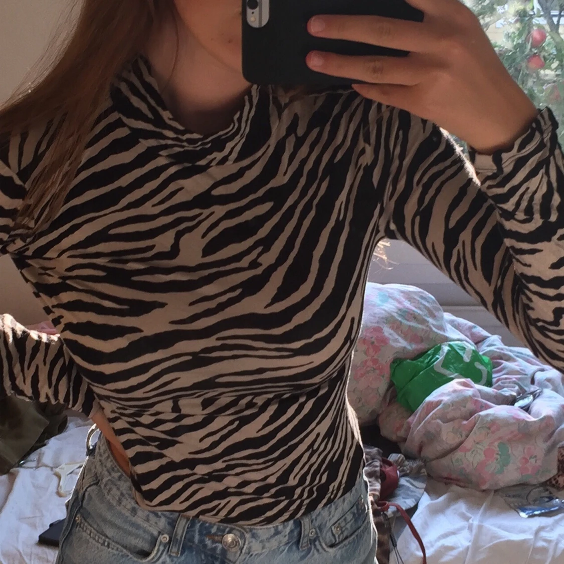 Tröja med zebra mönster  - 90