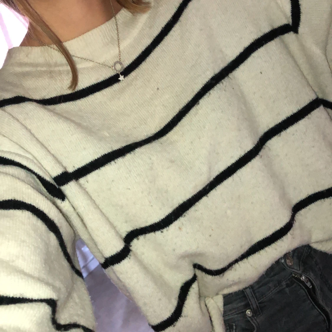 Randig skickad tröja - 90