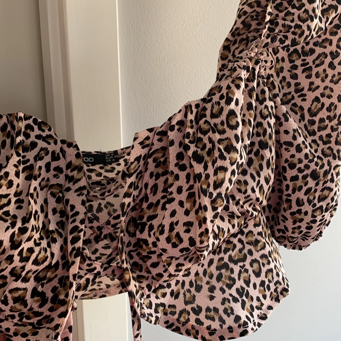 Leopardtopp i rosa nyanser - 91