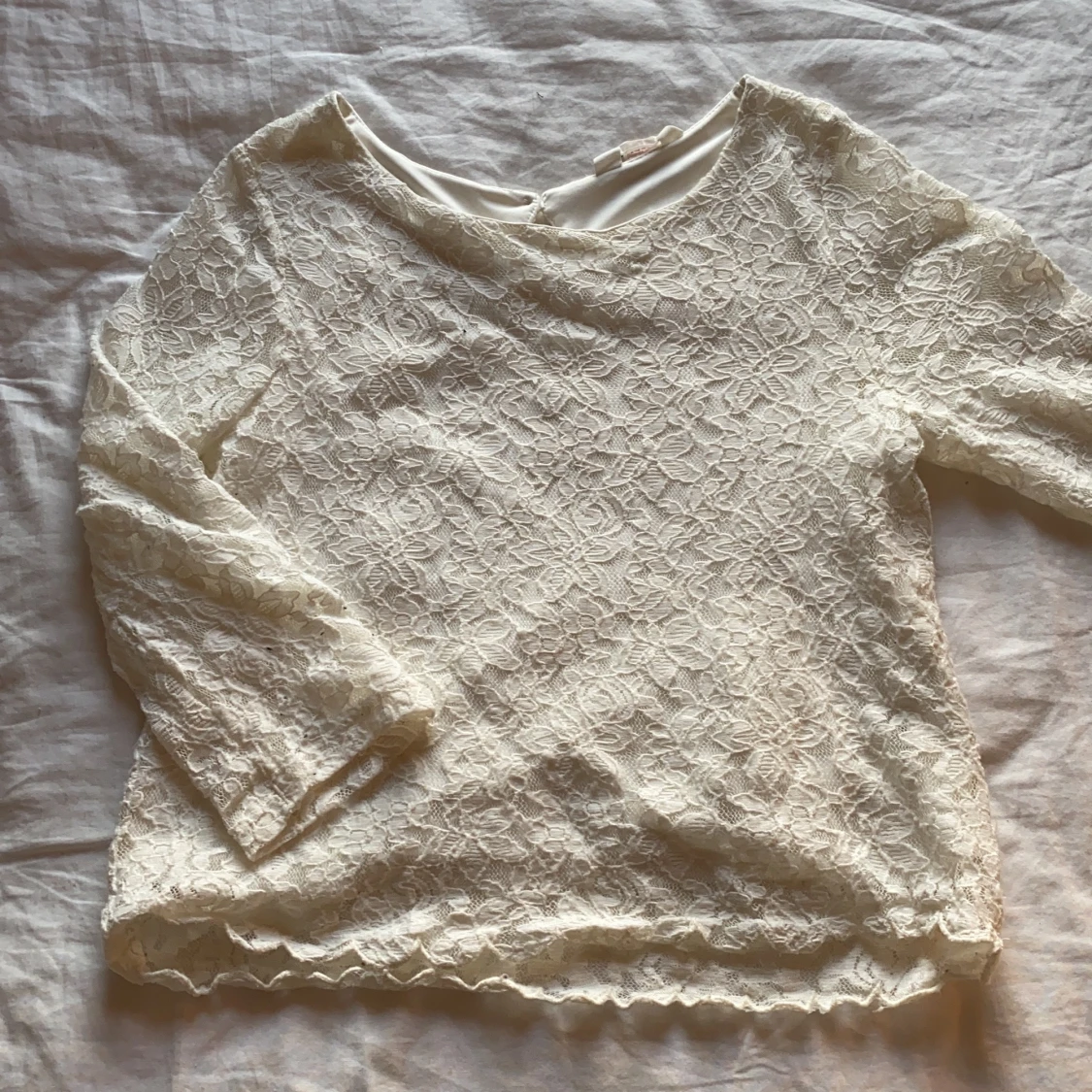 H&M spetsblus strlk 158