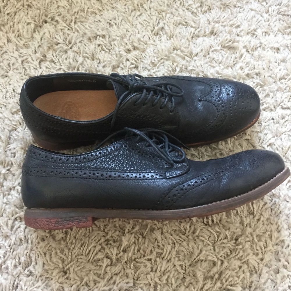 Vintage look, handmade leather shoes . Skor.