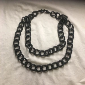  - Mattsvart kedjehalsband, haft det i några år men aldrig blivit att jag använt de så det är såklart i fint skick. Swish går bra köpare står för frakt