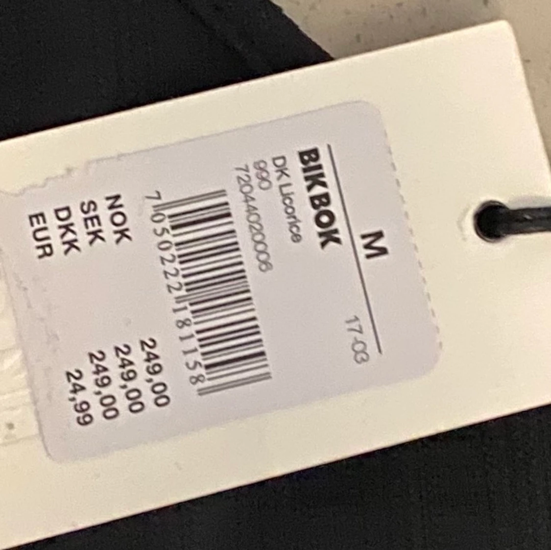 OANVÄND SVART KLÄNNING - 90