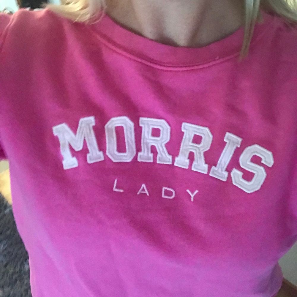 Rosa äkta Morris tröja | Plick Second Hand