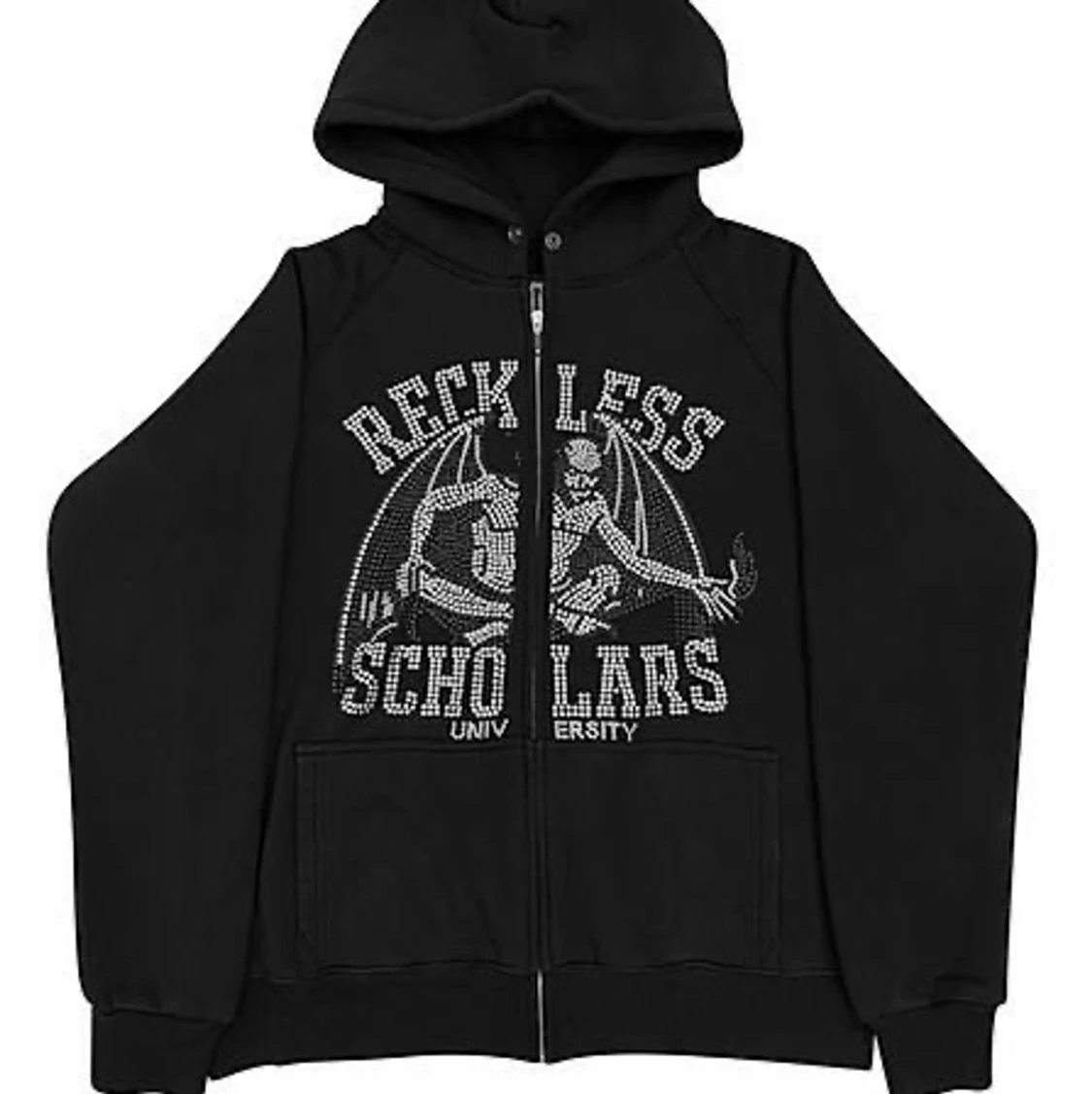 Reckless Scholars zip hoodie